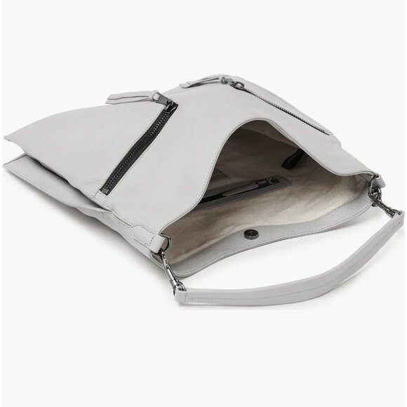 Botkier Trigger Pebbled Leather gray hobo bag - Picture 6 of 7